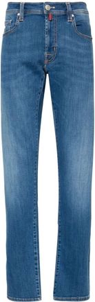 Sartoria Tramarossa Michelangelo low-rise straight-leg jeans - men - Elastane/Cotton - 36 - Blue