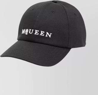 Alexander McQueen logo-embroidered baseball cap