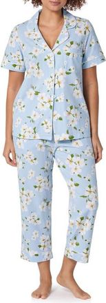 Bedhead Pajamas Stretch Cotton Jersey Pajamas in Magnolia Breeze at Nordstrom, Size X-Small