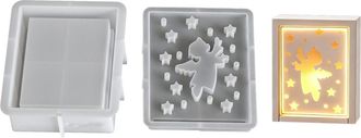 OEM Moldes De Silicona, Copos De Nieve, Renos, &Aacute;ngeles, Para-&aacute;ngel
