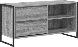 vidaXL TV Cabinet Grey Sonoma 100 x 36 x 49.5 cm Engineered Wood vidaXL
