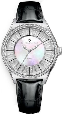 Christian Van Sant Womens Luna Mother of pearl Round 40mm