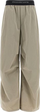 Alexander Wang Grey Logo elstic pants