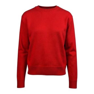 MC2 Saint Barth Sorbonne Sweater - Dames - Ronde hals truien - Rood - L - Wol - Truien & Vesten