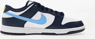 Nike Mens Dunk Low Sneakers In University Blue Gold