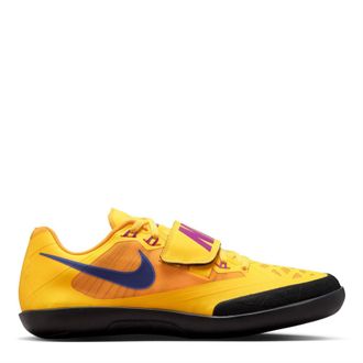 Nike Mens Zoom Sd 4 Track Running Spikes in Citron Pulse - Orange - Size UK 10.5