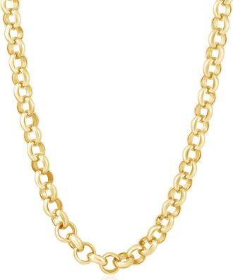 Pompeii3 Mens Rolo 14k Gold (59gram) or Platinum (110gram) 8.5mm Link Chain Necklace 18