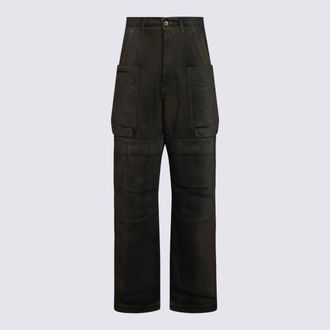 Rick Owens Grey Stefan Cargo Jeans