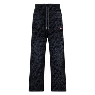 Diesel Straight Jeans, male, Gray, Size: 2XL D-Martians NE Track Jeans