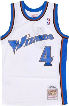 Mitchell & Ness Sportswear, male, White, Size: M Chris Webber NBA Basketball Tank Top