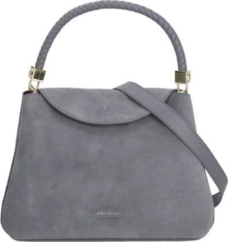 Coccinelle Tiggy Suede Bim Schoudertas - Dames - Tassen - Grijs - Maat: ONE Size Su&egrave;de