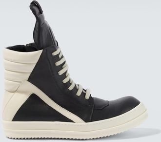 Rick Owens Leather high-top sneakers