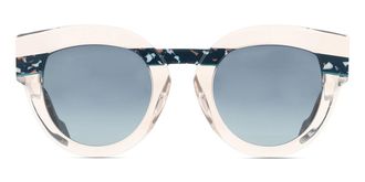 Face &agrave; Face Blank 1 0032 Womens Sunglasses Orange Size 50