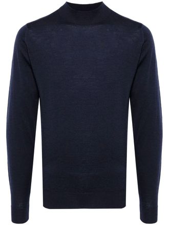 John Smedley Extra Fine Merino Wool Turtle Neck Sweater