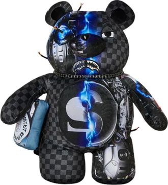Sprayground Cyborg Roboandroid Terminator Moneybear Backpack Black B6784