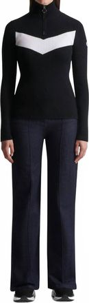 Fusalp Andromede Half Zip Sweater In Noir
