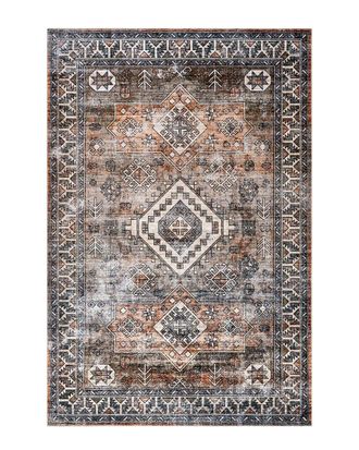 nuLOOM Nuloom Layana Splashguard Geometric Machine Washable Polyester Rug