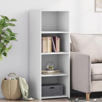 Berkfield Home Highboard White 45x41x124 cm Engineered Wood | Size: 45 x 41 x 124 cm