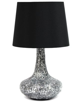 Lalia Home 14.17In Patchwork Crystal Glass Table Lamp