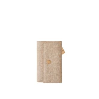 Borbonese Wallets & Cardholders, female, Beige, Size: ONE SIZE Medium Wallet in Graffiti