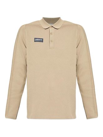 adidas Ravensworth SPZL long-sleeved polo shirt - Neutrals