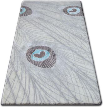 RugsX Rugsx - Carpet acrylic patara 0052 Cream/Turquise multicolour 80x150 cm