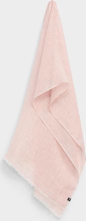 Fraas Womens Frayed-edging lightweight 100% linen scarf