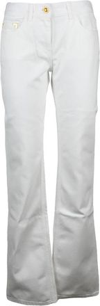 Palm Angels Flared Jeans 5 zakken - Dames - Flared Jeans - Wit - W25 - Katoen - Jeans