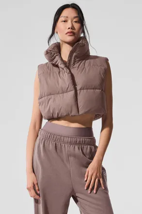 トップス Hooded Short Vest - Flight Satin(Brown) Amazon.com: GIVON Comfort Cotton Zip Up Hoodie Vest for