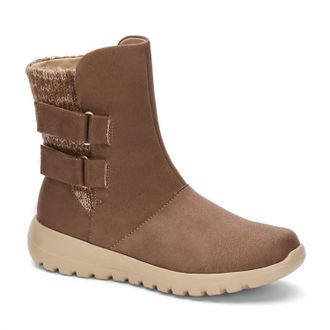 Andrea Womens Easy Adjust Winter Boots In Camel