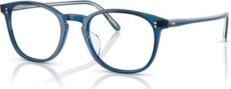 Oliver Peoples 52mm Square optical glasses in Blue at Nordstrom