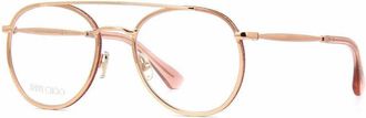 Jimmy Choo London JC230 0EYR 00 Gold Pink 51mm