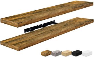 Sorbus Set Of 3 Extra-Large Floating Shelves
