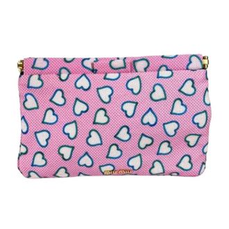 Miu Miu Pre-owned Clutch Bag - Dames - Vintage Clutch - Roze - ONE Size - Leer - Vintage