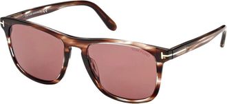 Tom Ford Gerard-02 Zonnebril - Heren - Zonnebrillen - Bruin - 54 MM - Accessoires