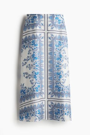 H&M Voluminöser Jupe - Blue