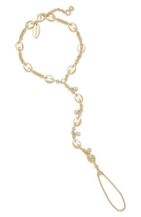 Ramy Brook Azzura Hand Chain in Gold at Nordstrom