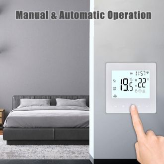 OEM Termostato Inteligente Wifi Tuya 3a, Pantalla Lcd Digital Programable, Controlador De Temperatura Para Calefacci&oacute;n Por Suelo Radiante, Termostato Inte