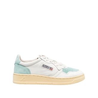 Autry Medalist Low - Dames - Sneakers - Blauw - 36 EU - Katoen - Schoenen
