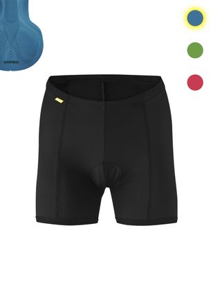 Gonso Fahrradhose GONSO Sitivo U W, Damen, Gr. 34, Normalgr&ouml;ssen, schwarz (blau), 92% Polyamid, 8% Elasthan, Hosen Fahrradhose, Damen Fahrradunterhose, Radh