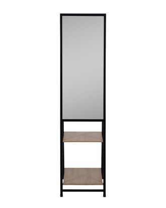 Sagebrook Home 63In Standing Mirror With Wood Shelves