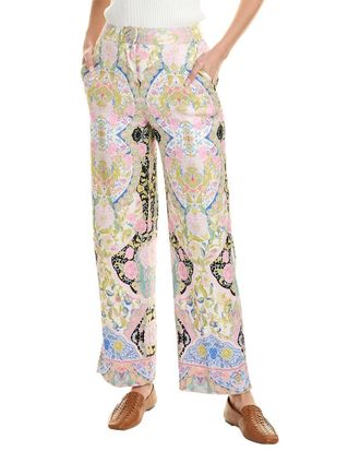 Elie Tahari The Skylar Linen-Blend Pant