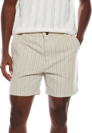 Slate & Stone Elastic Waist Easy Linen-Blend Short