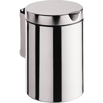 Emco Emco - Papelera System2, Con Tapa, Suspendida, 3 Litros, Acero
