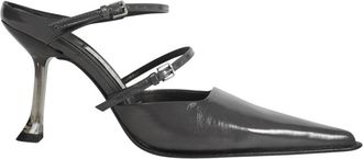 Miista Shari Mules - Dames - Muiltjes - Grijs - 36 EU - Leer - Schoenen
