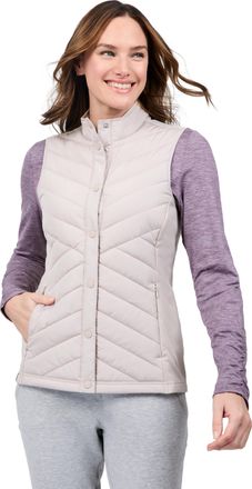 Free Country Womens Hybrid Button Front Vest