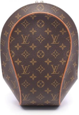 Louis Vuitton Brown Monogram Coated Canvas Leather Backpack (Pre-Owned)
