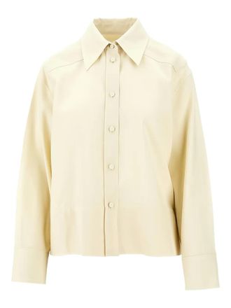 Jil Sander buttoned shirt - women - Wool - 38 - Yellow