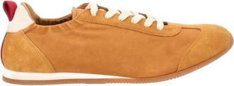 Uma Wang Leren Sneakers met Su&egrave;de Details - Heren - Sneakers - Bruin - 41 EU - Su&egrave;de - Schoenen