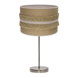 Fabrilamp Sobremesa Grande Natalia 1xe27 Cuero/saco-beis 62x30x30 Cm